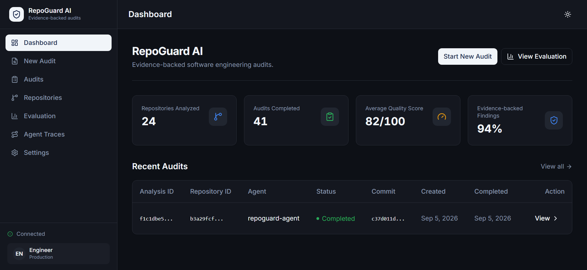 RepoGuard Agent AI preview